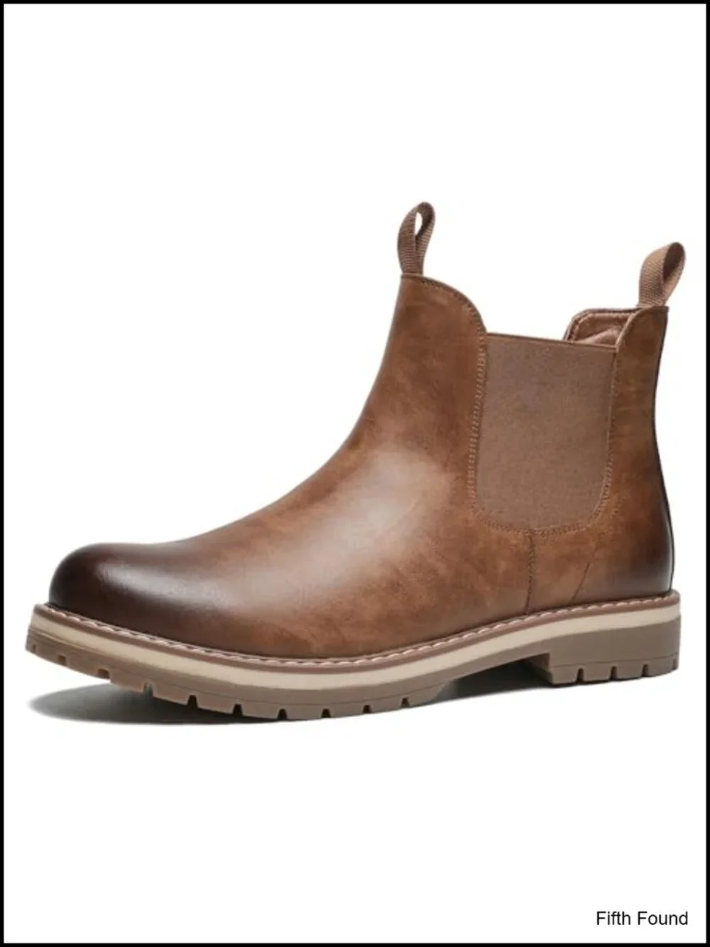 Chelsea Boots, Slip On Ankle Boots with Cushioned Insole and Arch Support